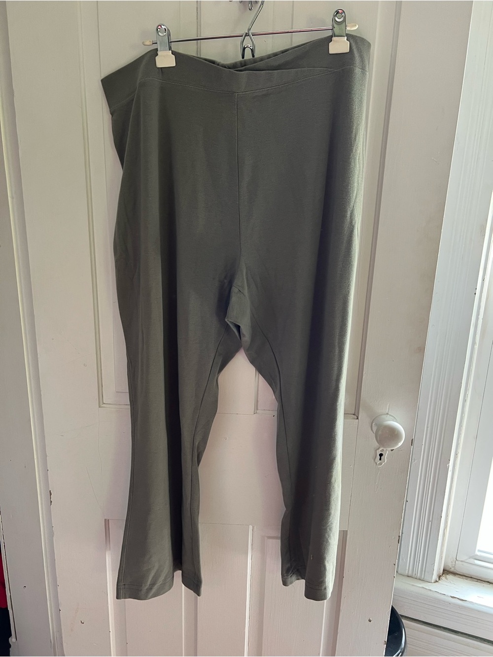 J. Jill Olive Green Straight Leg Pants size 4xl